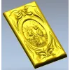 Decorative STL panel "White Rus: Maiden and Steed" - 3D model for CNC