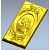 Decorative STL panel "White Rus: Maiden and Steed" - 3D model for CNC