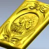 Decorative STL panel "White Rus: Maiden and Steed" - 3D model for CNC