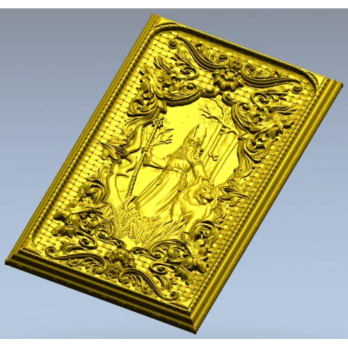 Belbog high-relief panel - STL 3D model for CNC