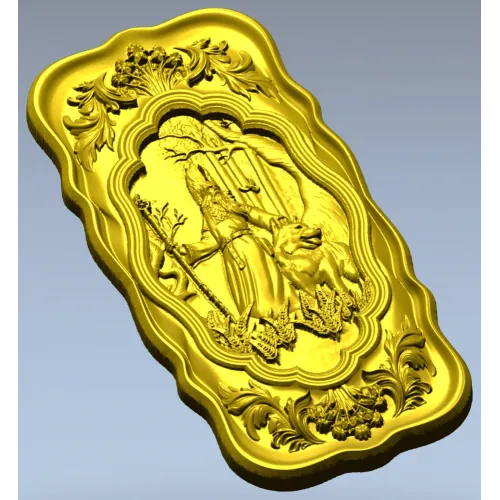 Панно "Белбог" - stl модель для ЧПУ, 3D модель stl для фрезера