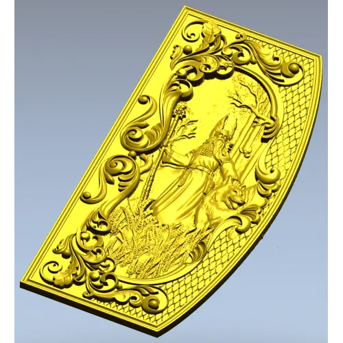 Belbog relief panel STL for CNC