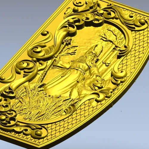 Belbog relief panel STL for CNC