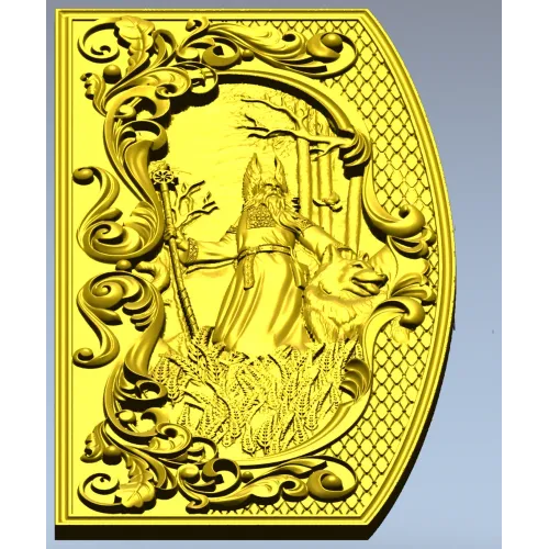 Belbog relief panel STL for CNC