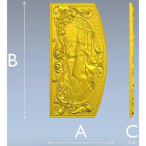 Belbog relief panel STL for CNC