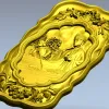 Берегиня - декоративная 3D модель STL для ЧПУ панно