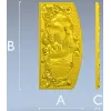 Берегиня - рельефная панель STL для ЧПУ
