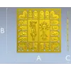 Двупанельное панно с Буддами - 3D модель в формате STL для ЧПУ