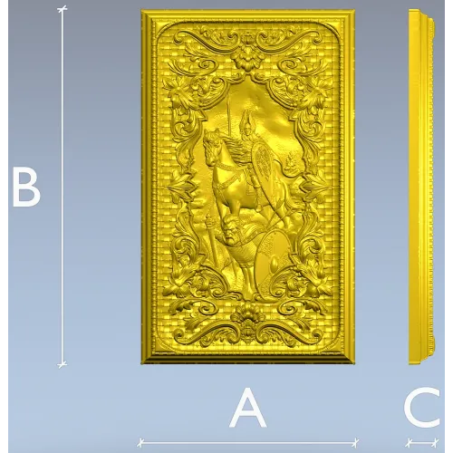 Вальхальский всадник - 3D модель STL для ЧПУ