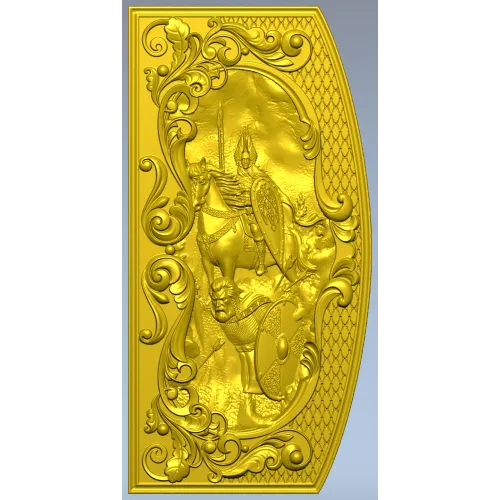 Valhalla Relief Panel STL for CNC milling