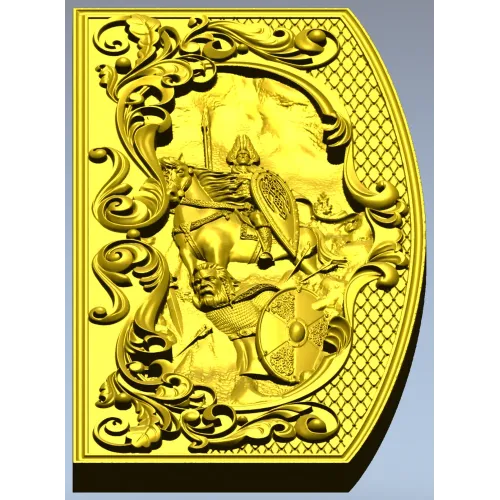 Valhalla Relief Panel STL for CNC milling