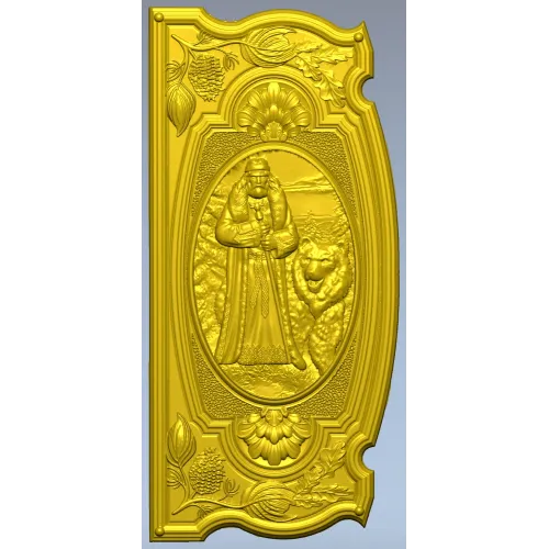 Veles relief panel STL for CNC milling