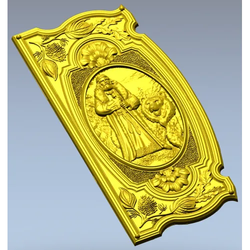Veles relief panel STL for CNC milling