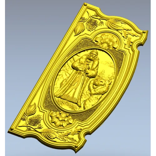 Veles relief panel STL for CNC milling
