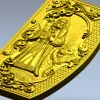 Veles Guardian - high-relief 3D STL panel for CNC