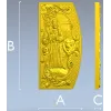 Veles Guardian - high-relief 3D STL panel for CNC