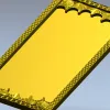 Геометрическая внутренняя панель - 3D модель STL для ЧПУ