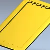 Рельефная панель с полукруглым орнаментом