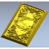 Панно "Гамаюн" - 3D модель STL для ЧПУ, барочный рельеф