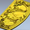 Gamayun Relief Panel STL for CNC carving