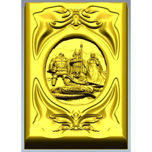 Гибель Бальдра - вертикальная панель STL для ЧПУ