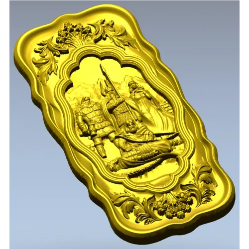 Death of Baldr - high-relief 3D STL for CNC carving