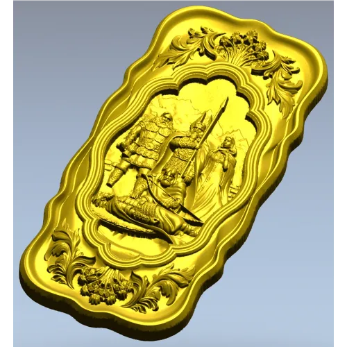 Death of Baldr - high-relief 3D STL for CNC carving
