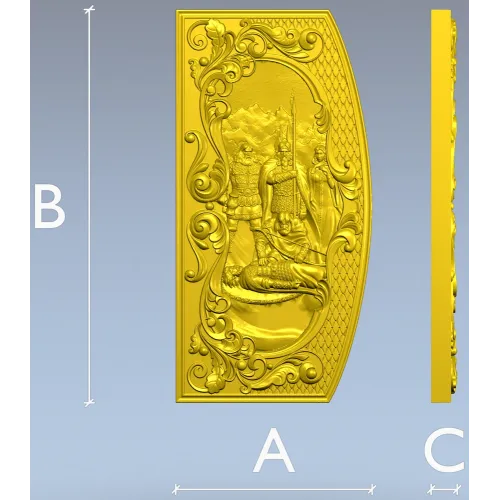 Гибель Бальдра - 3D панно в формате STL для ЧПУ