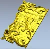 Панель- рельеф "Львиный поединок" - 3D модель STL для ЧПУ