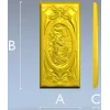 Детализированная 3D модель панно с медальоном в формате STL для ЧПУ