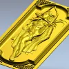 Archeress Relief Panel STL