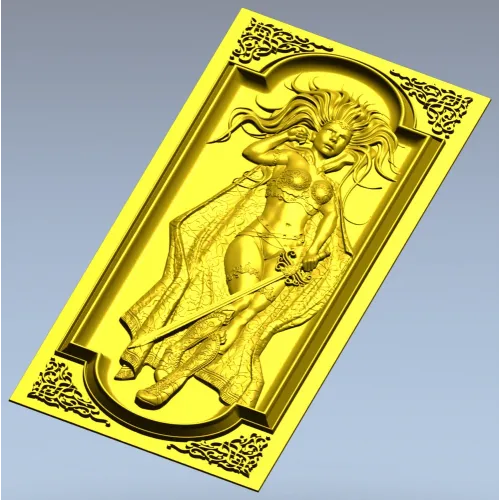 Рельефная мечница - детализированная 3D модель STL для ЧПУ