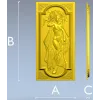 Рельефная мечница - детализированная 3D модель STL для ЧПУ
