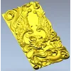 Winged Dragon High-Relief Panel STL