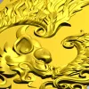 Winged Dragon High-Relief Panel STL