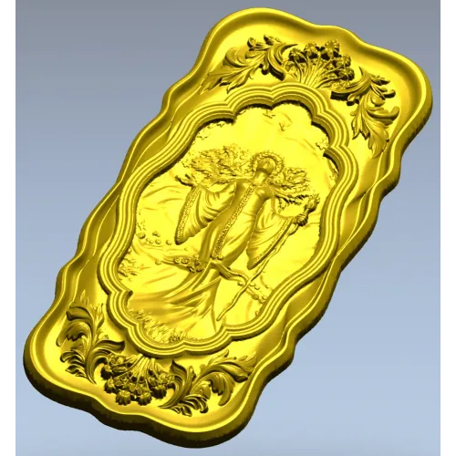 Жива - рельефная 3D модель STL для ЧПУ
