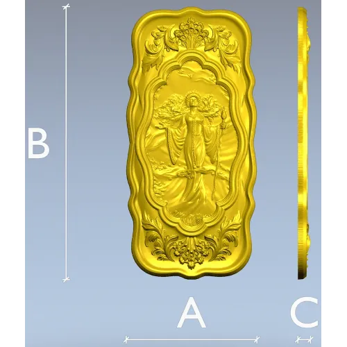 Жива - рельефная 3D модель STL для ЧПУ