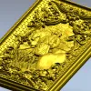 Рельефная панель "Илья Муромец" - STL модель для ЧПУ