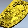 Илья Муромец - барельефная панель в формате STL