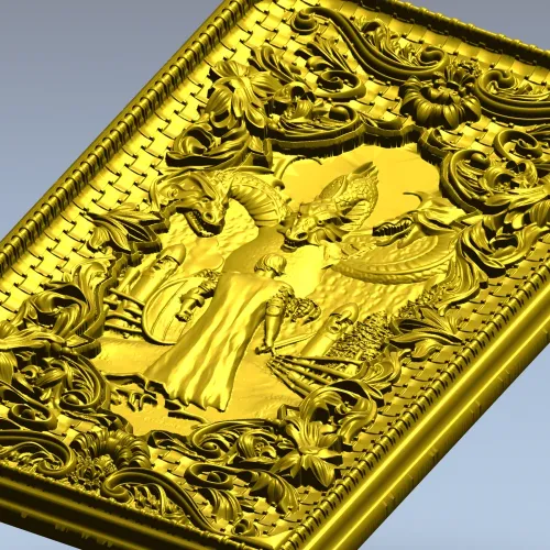 Калинов мост - 3D модель STL панно для ЧПУ