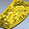 Рельефная панель "Страж Калинова моста" - 3D модель STL для ЧПУ