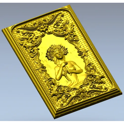 Kupala's Night - Ornate Bas-Relief Panel 3D Model (STL)