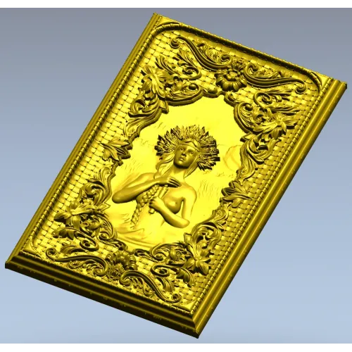 Kupala's Night - Ornate Bas-Relief Panel 3D Model (STL)