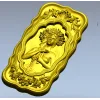 Жрица Купальской ночи - 3D панно в формате STL для ЧПУ