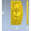 Купальская Дива - 3D панно для фрезера (STL)