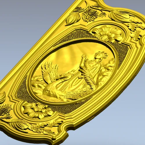Лада и Лебедь - 3D модель в формате STL для ЧПУ