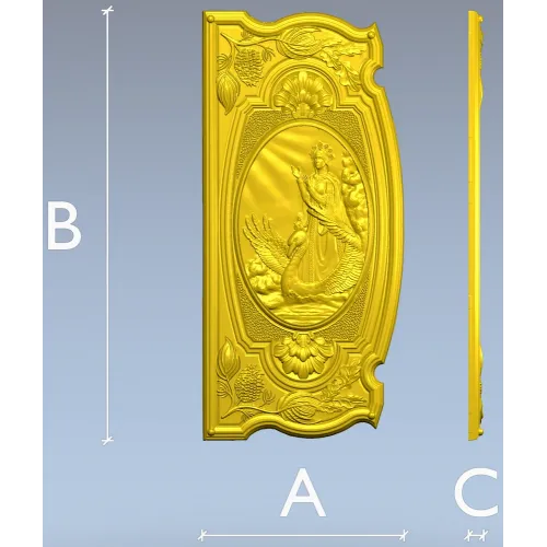 Лада и Лебедь - 3D модель в формате STL для ЧПУ