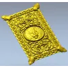 3D модель STL "Царский Лев" - рельефная панель для ЧПУ