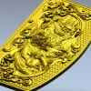 3D модель STL панно "Леший и путник" для ЧПУ