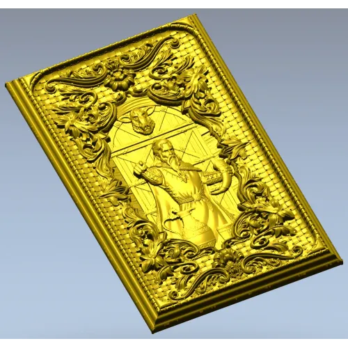 Loki Relief Panel - STL 3D Model for CNC Carving